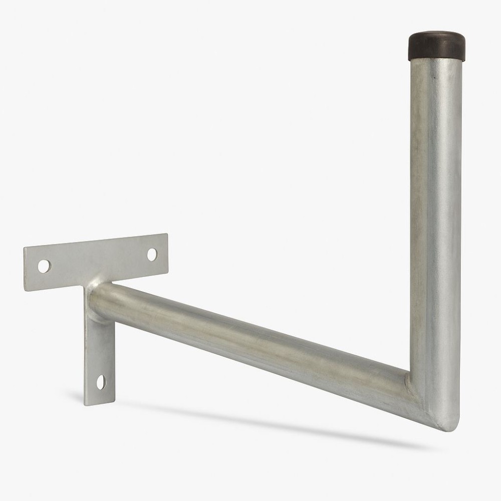 Wandhalter 50 cm Abstand – Ø 40 mm Rohr – Leichtversion – Ideal für Balkon-Solaranlagen & Antennen